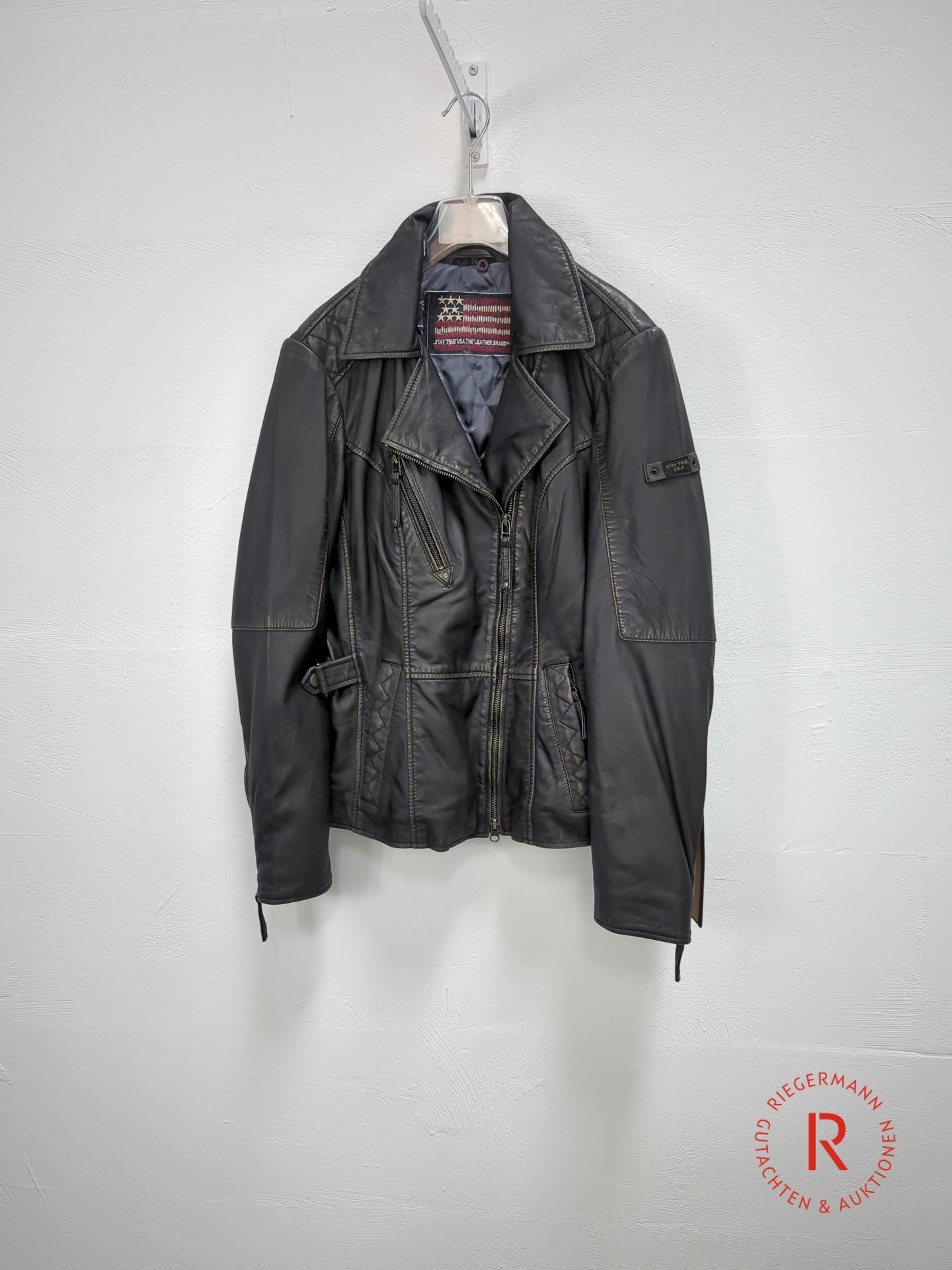 DAMEN LEDERJACKE GRÖSSE 38